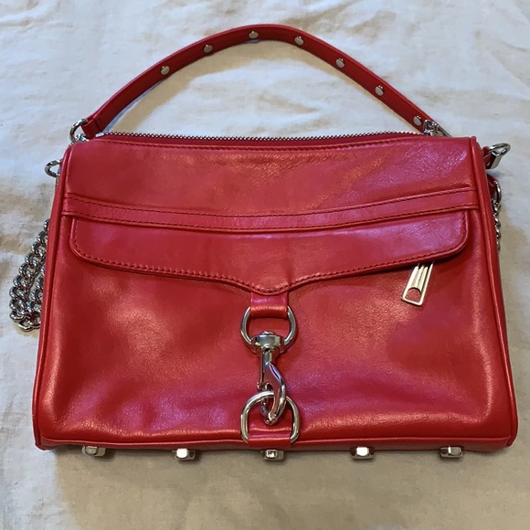 Rebecca Minkoff Handbags - Rebecca Minkoff M.A.C. Crossbody in Red.